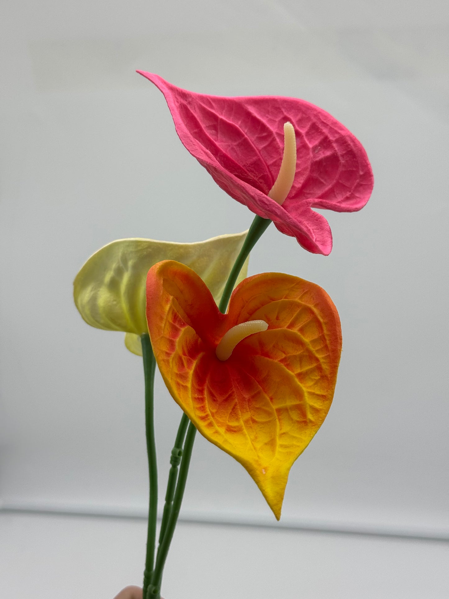 Anthurium Small Real Touch Single Stem