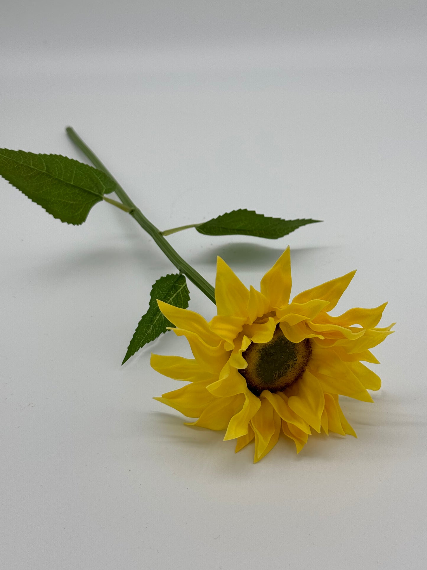 Sunflower Real Touch Premium Yellow Single Stem