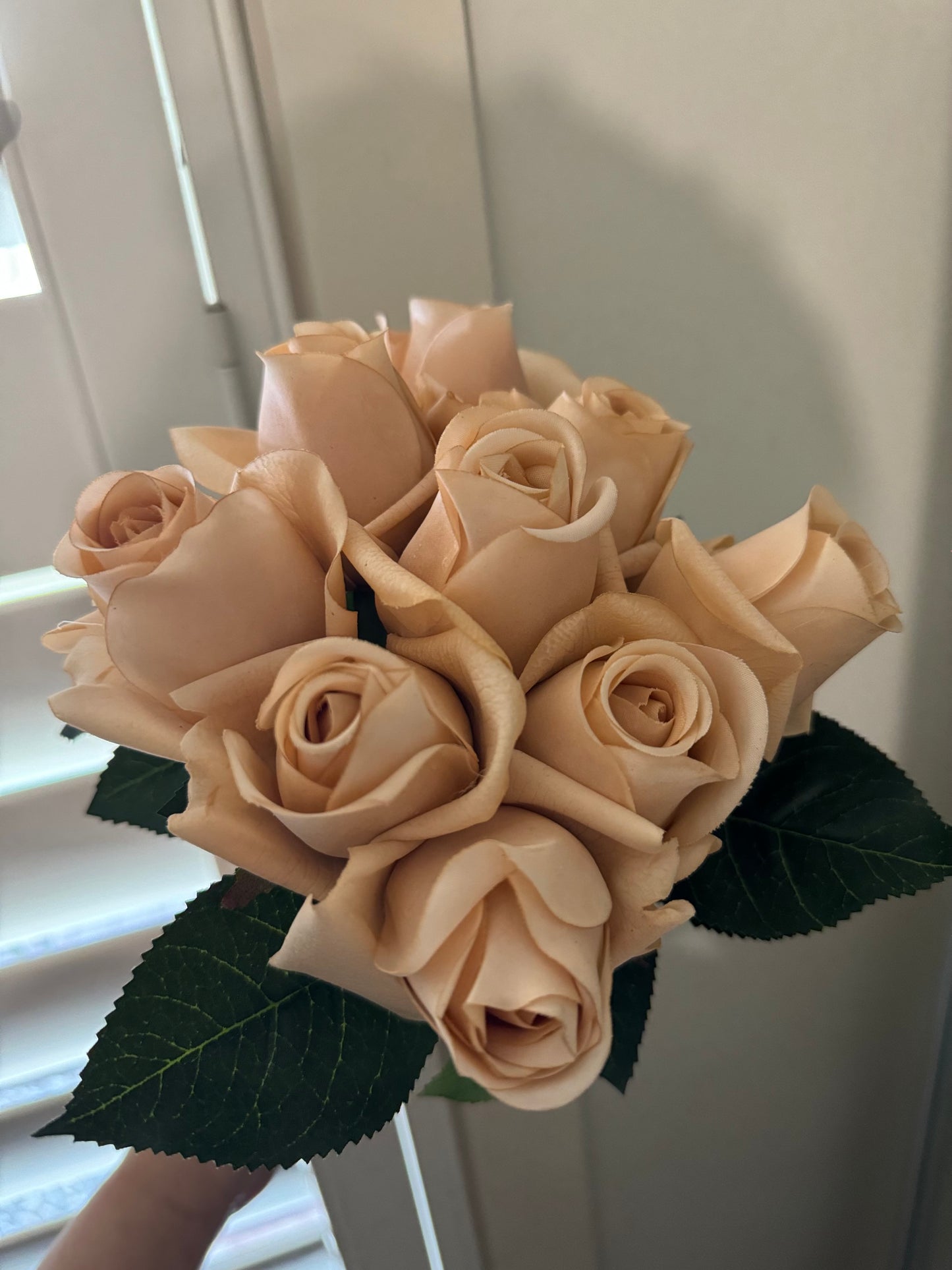Real Touch Rosebud Bouquet Blush