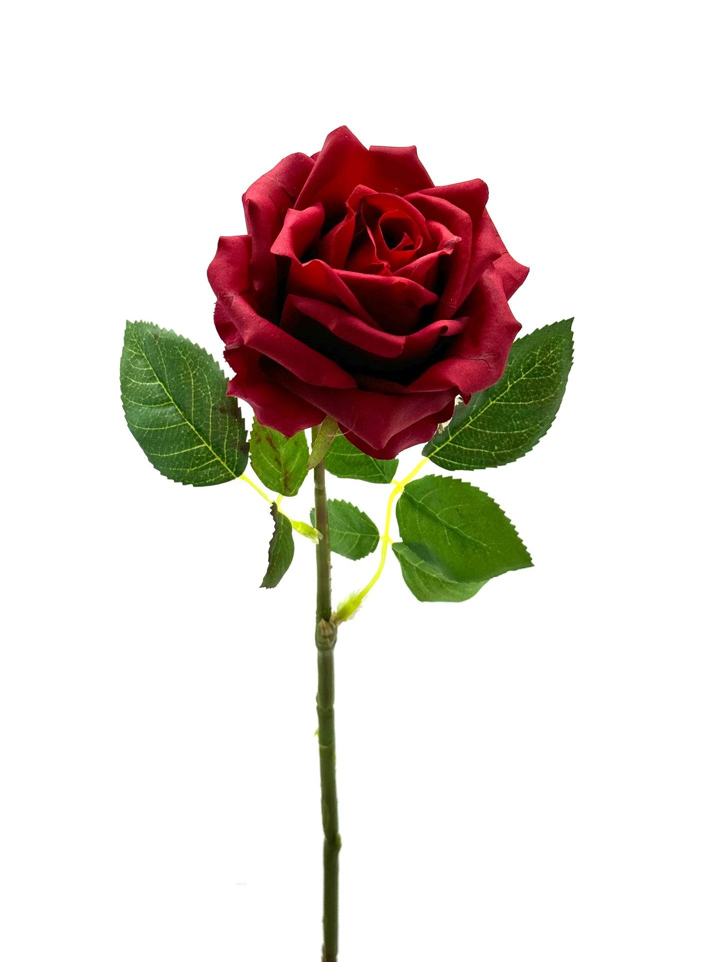 Real Touch Gina Rose Red Single Stem