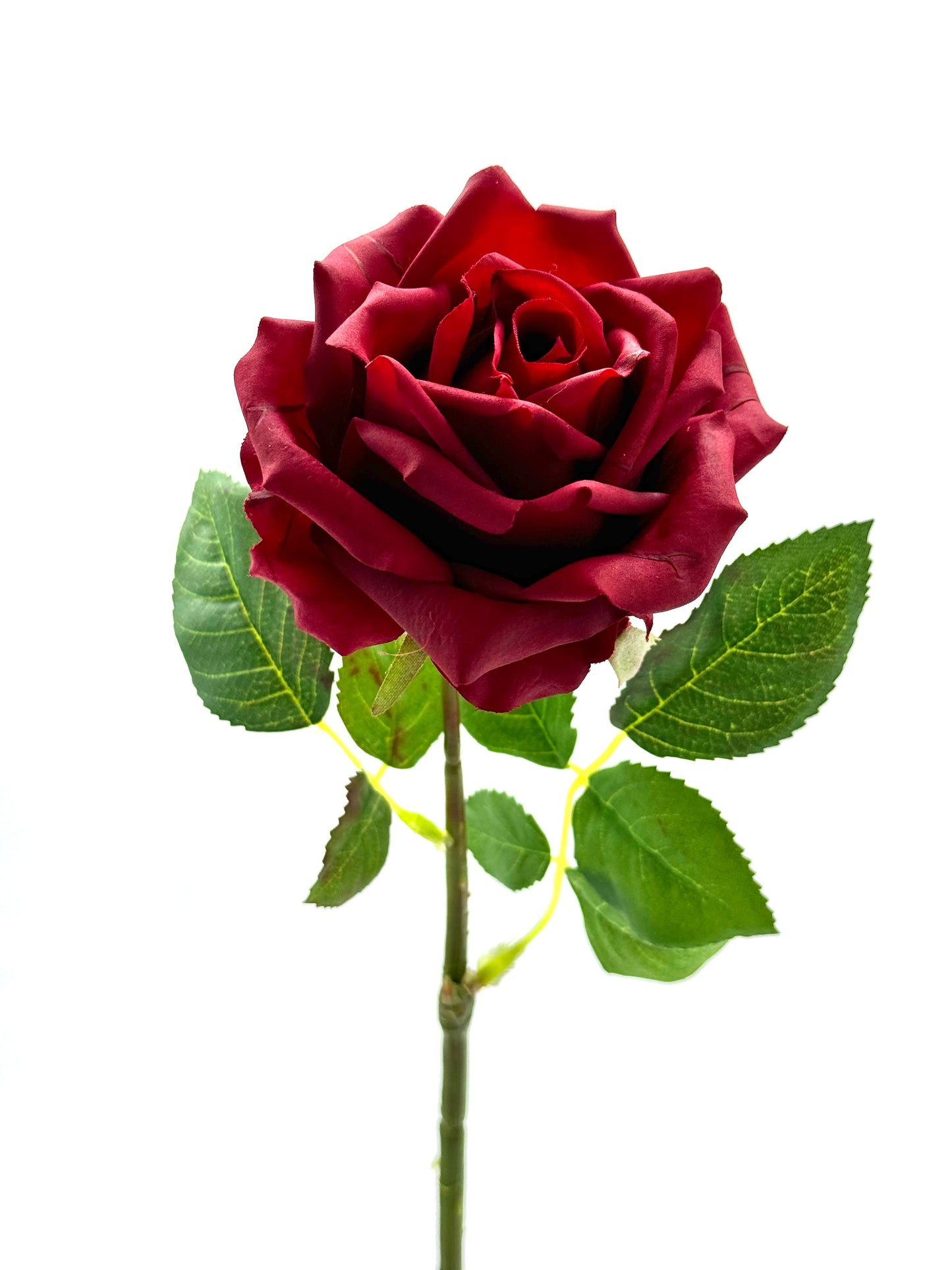 Real Touch Gina Rose Red Single Stem
