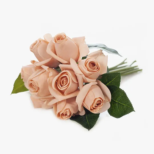 Real Touch Rosebud Bouquet Blush