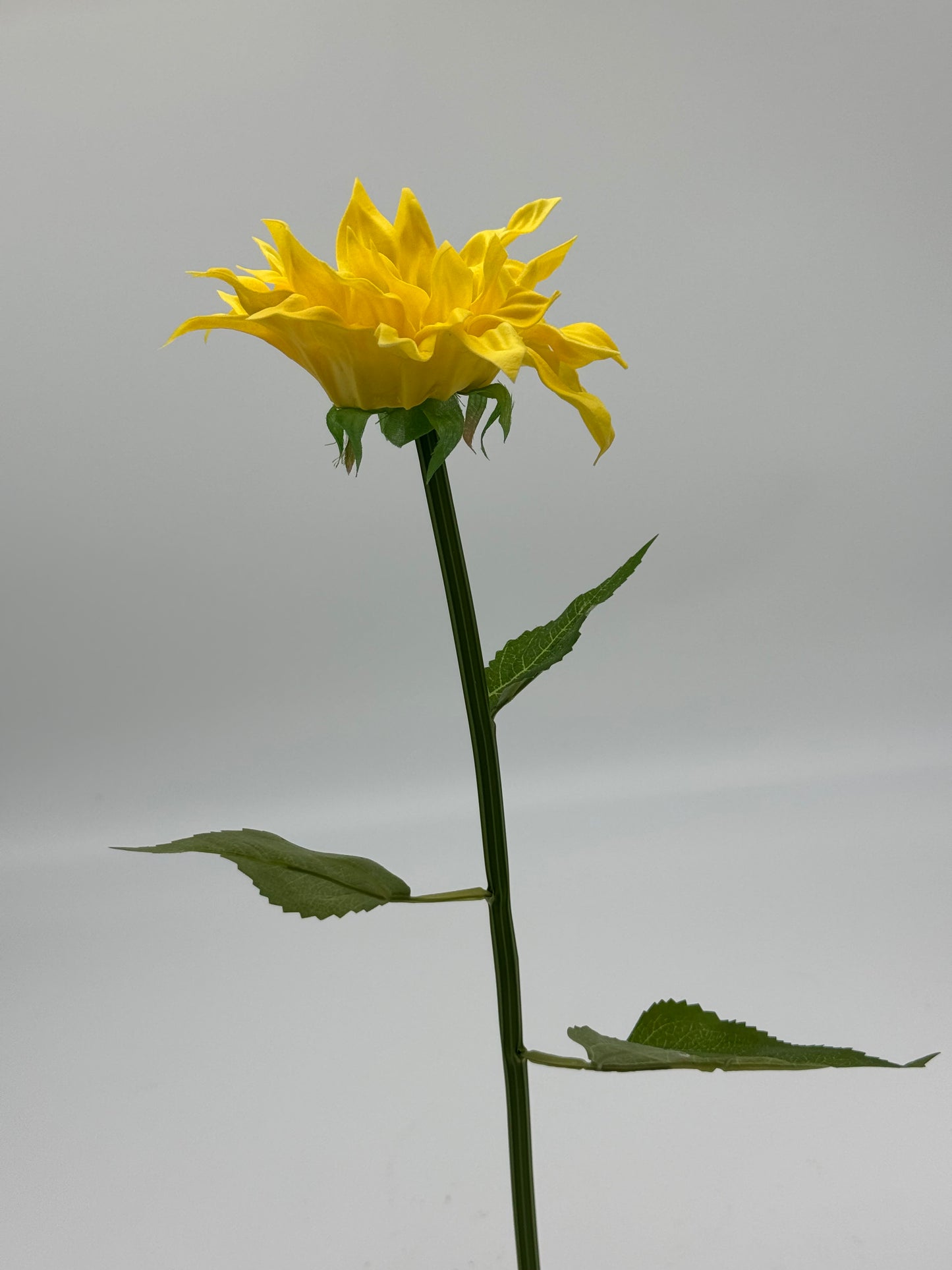 Sunflower Real Touch Premium Yellow Single Stem