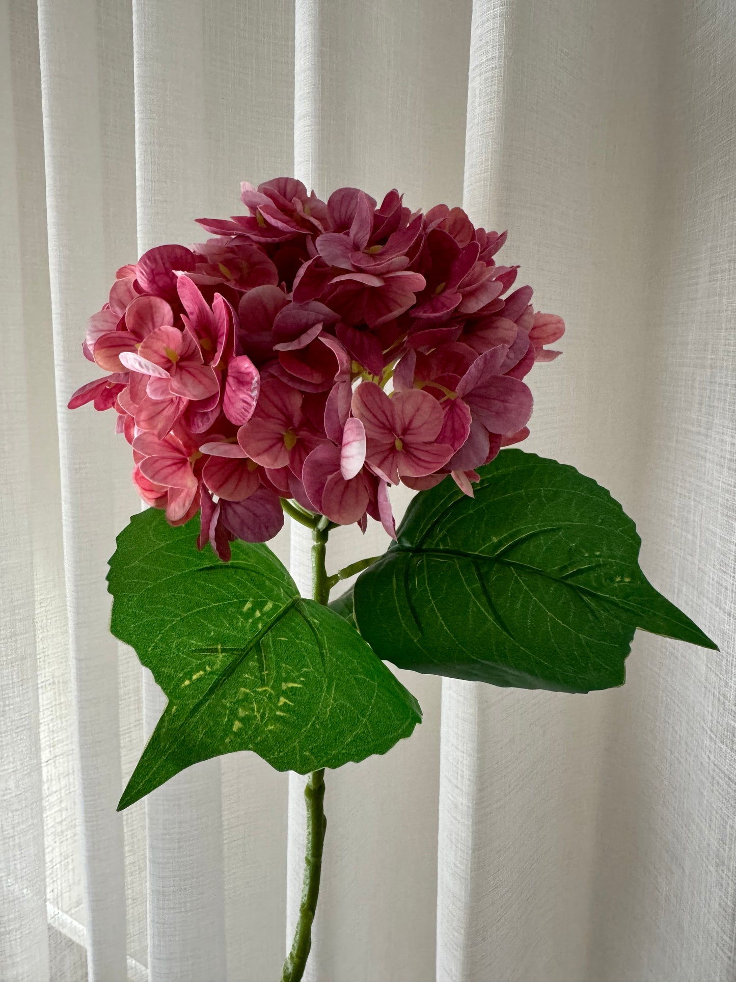 Real Touch Medium Hydrangea Pink Mauve