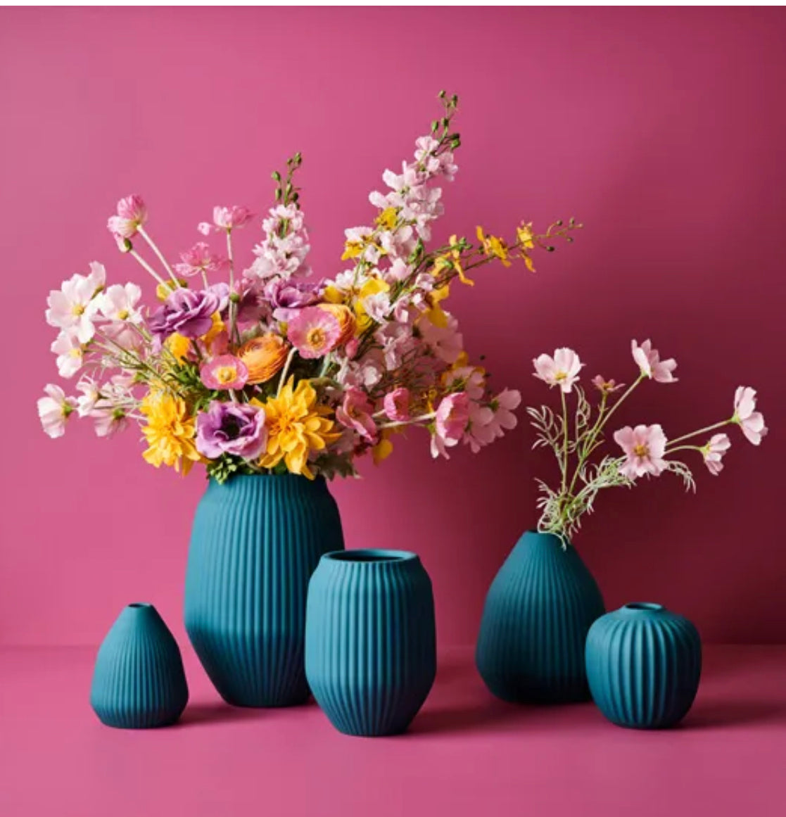 Delphinium Real Touch Soft Pink