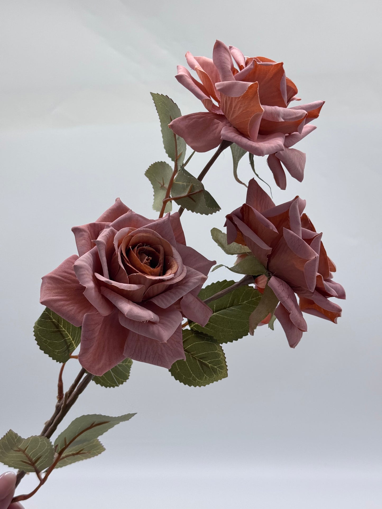 Selena Roses Spray 3H Silk