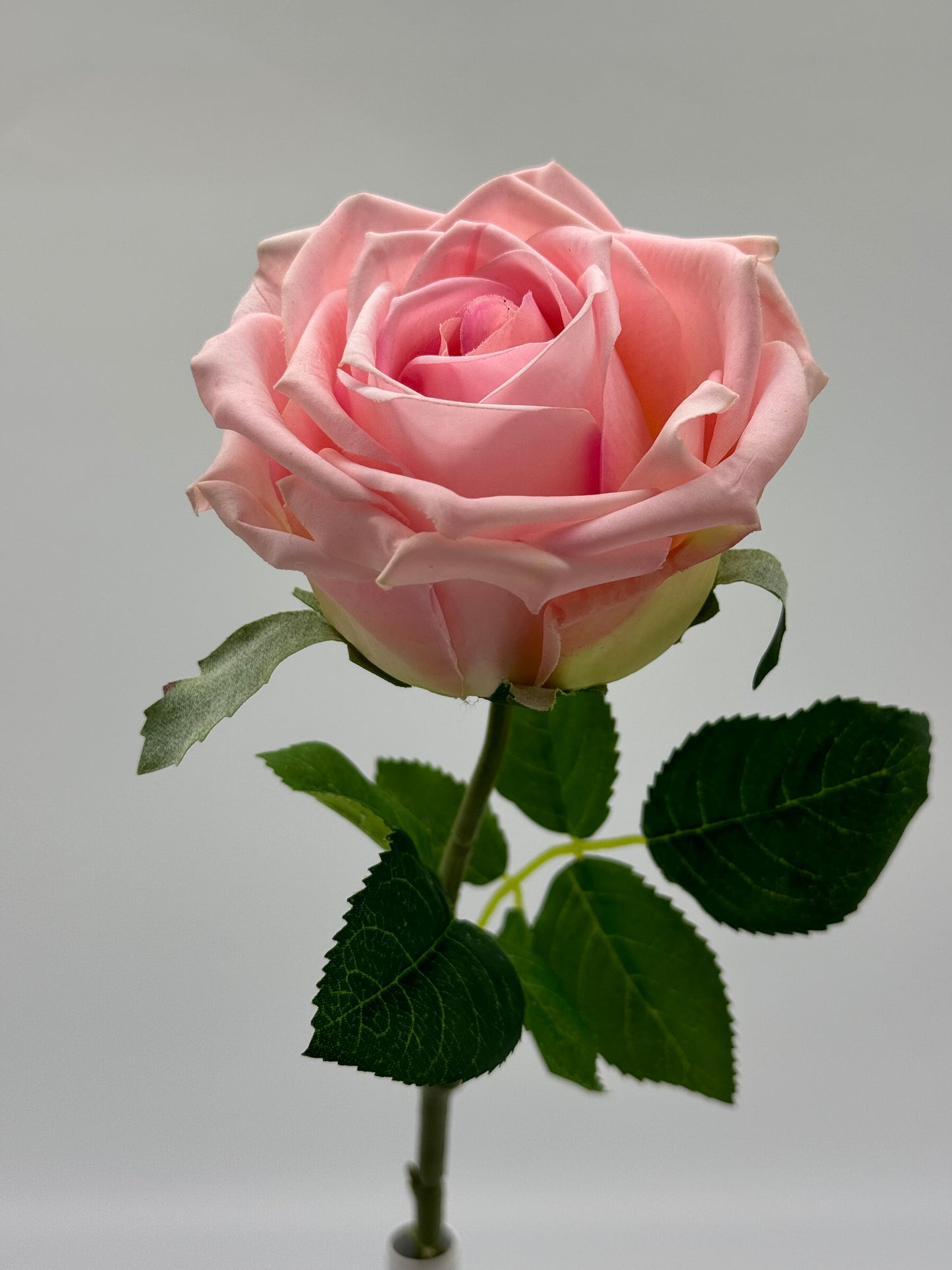 Tricia Real Touch Single Stem Rose Pink