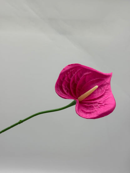 Anthurium Small Real Touch Single Stem