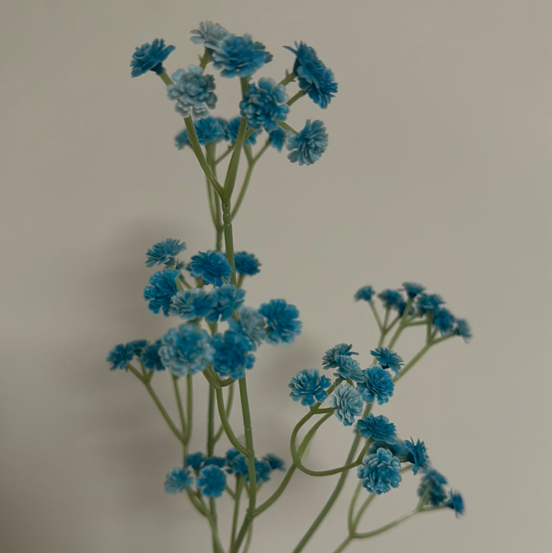 Real Touch Baby Breath Gypsophila Blue