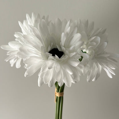 Real Touch Gerbera Bouquet White