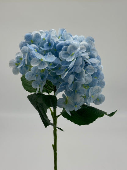 Real Touch Medium Hydrangea Light Blue