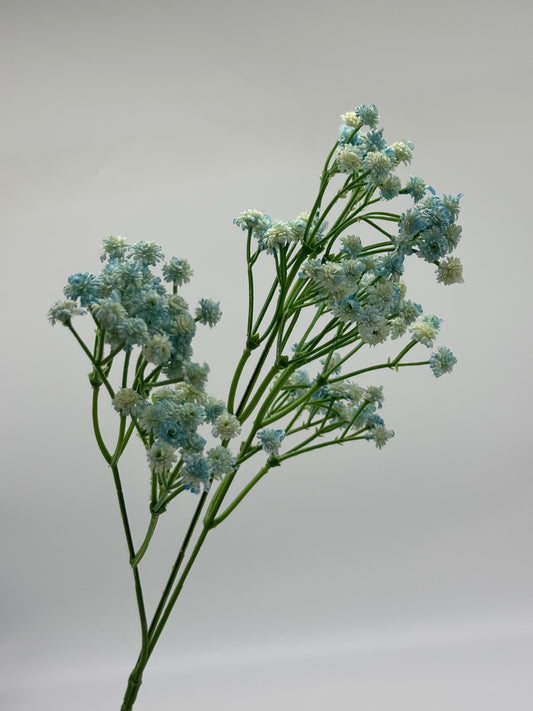 Real Touch Soft Baby Breath Gypsophila Blue