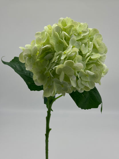 Real Touch Medium Hydrangea Light Green