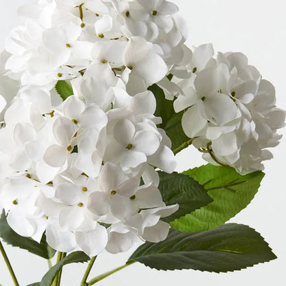 Real Touch Hydrangeas Bush Spray White