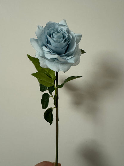 Alice Real Touch Premium Single Stem Rose Blue