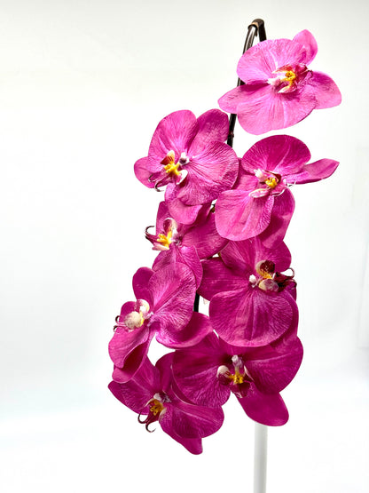 Real Touch Phalaenopsis Orchid Stem Fuchsia