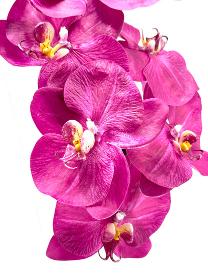 Real Touch Phalaenopsis Orchid Stem Fuchsia