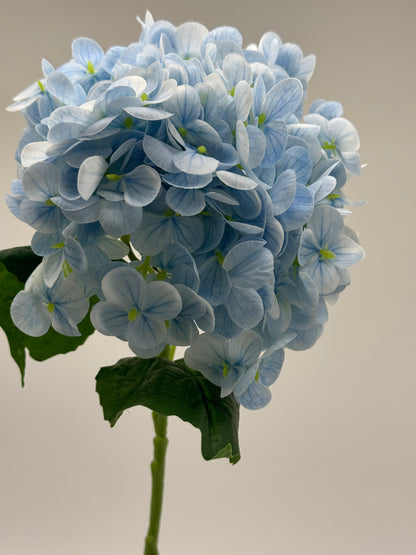 Real Touch Medium Hydrangea Light Blue