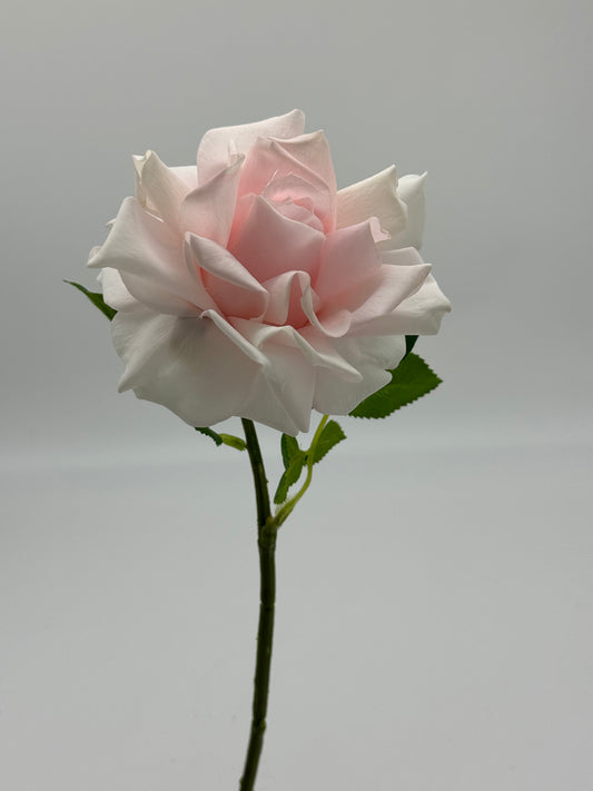 Real Touch Tricia Rose Soft Pink Single Stem