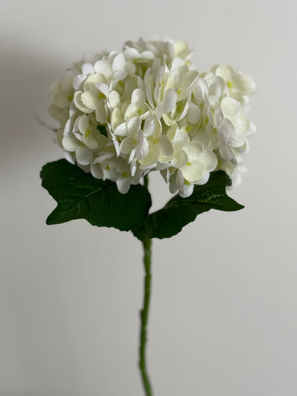 Real Touch Medium Hydrangea White/Green