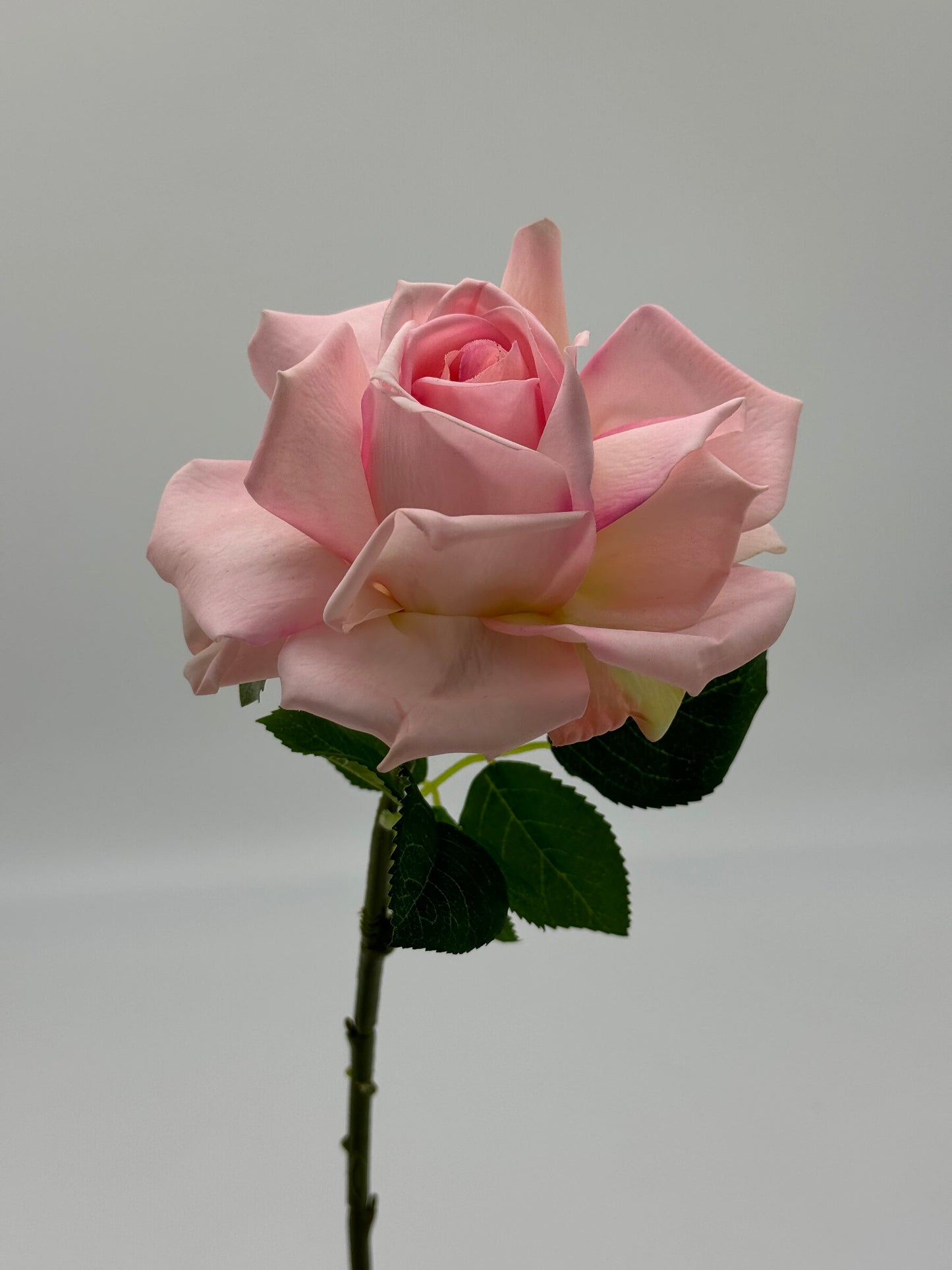 Tricia Real Touch Single Stem Rose Pink