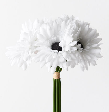 Real Touch Gerbera Bouquet White