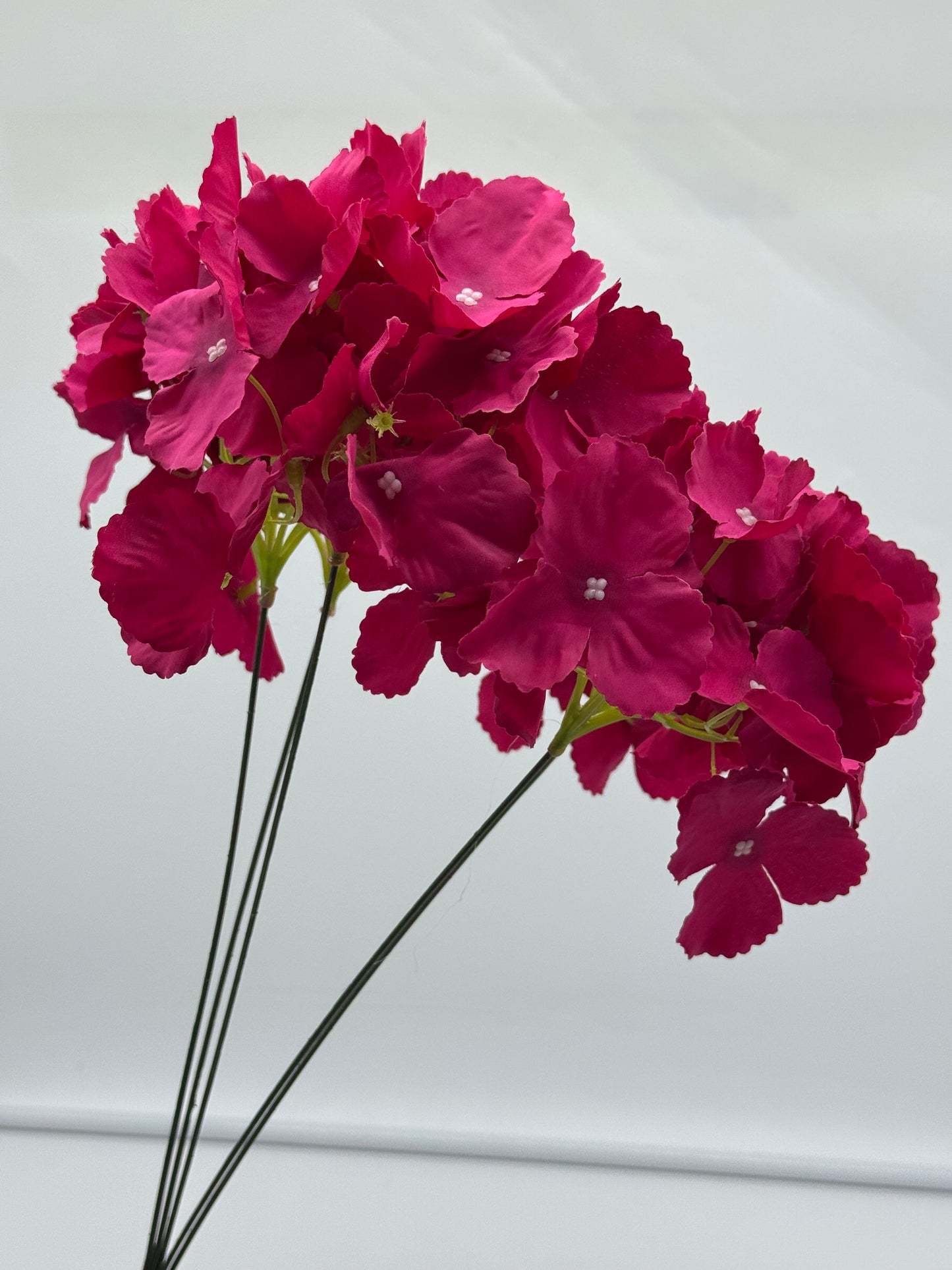 Hydrangea Spray Large Petals Silk