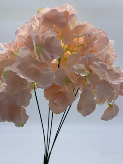 Hydrangea Spray Large Petals Silk