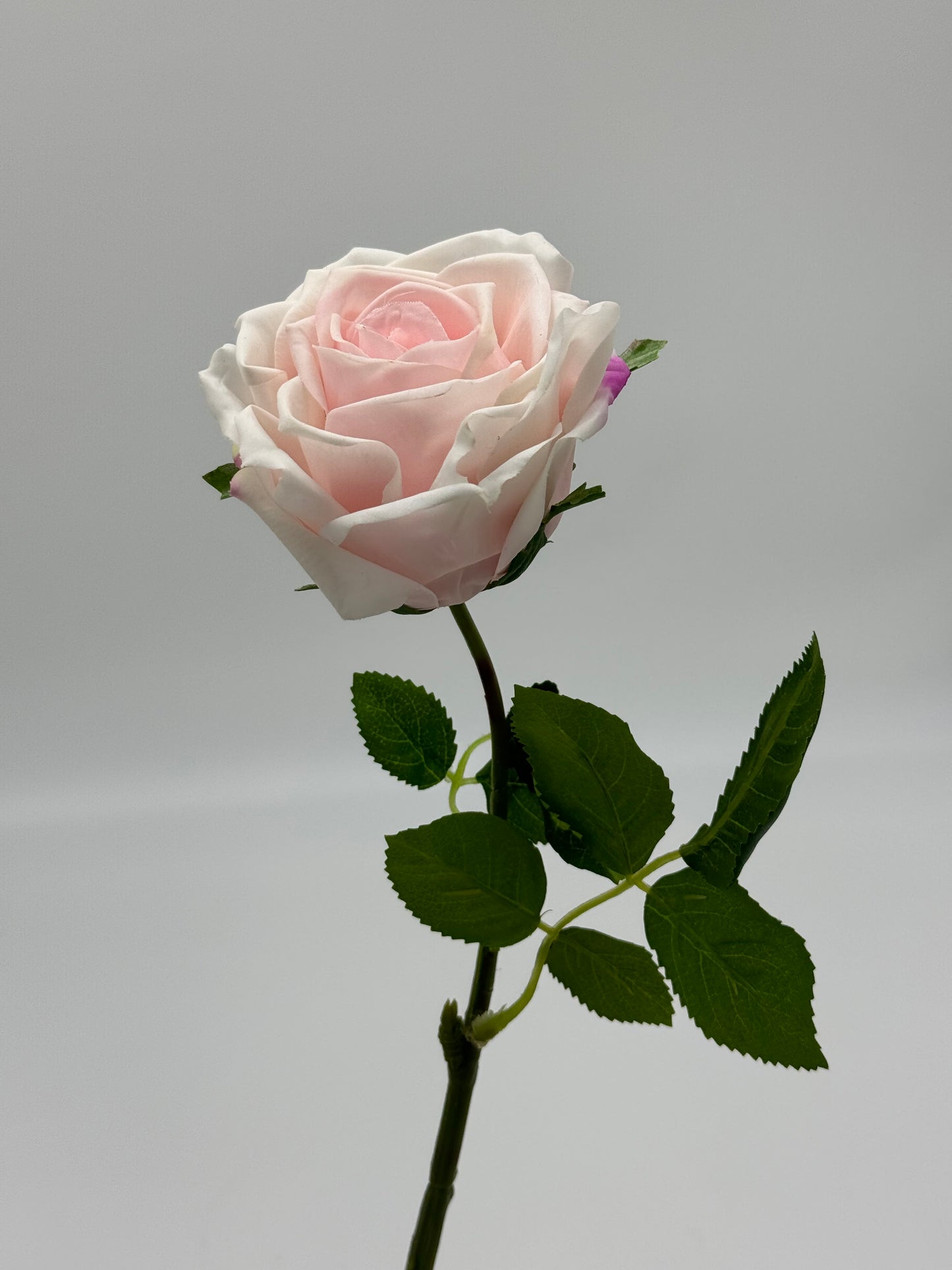 Real Touch Tricia Rose Soft Pink Single Stem