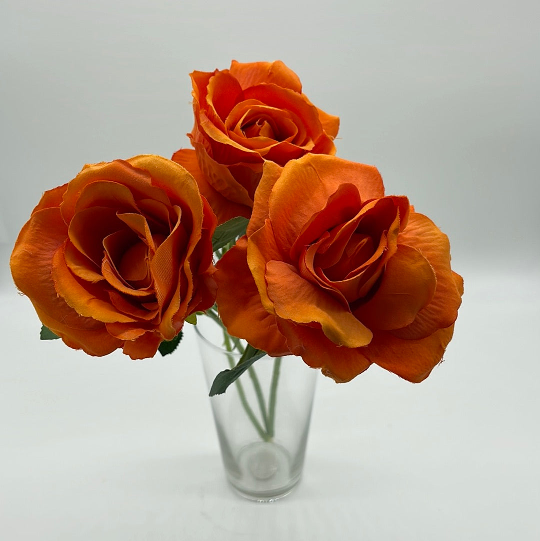 Rose Single Stem Orange