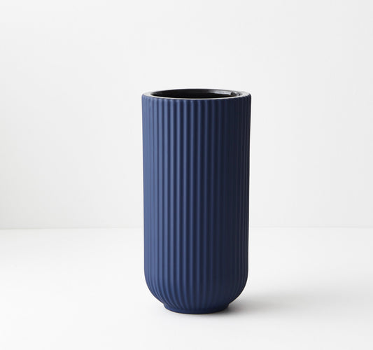 Navy Cobalt Annix Vase 24cm