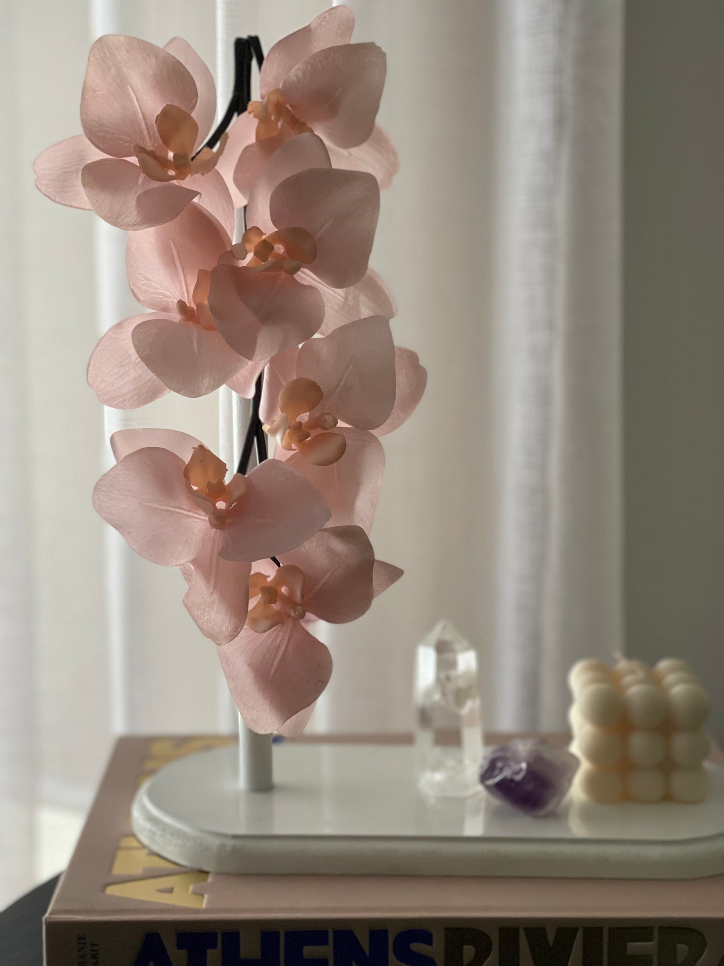 Real Touch Single Stem Orchid Pink