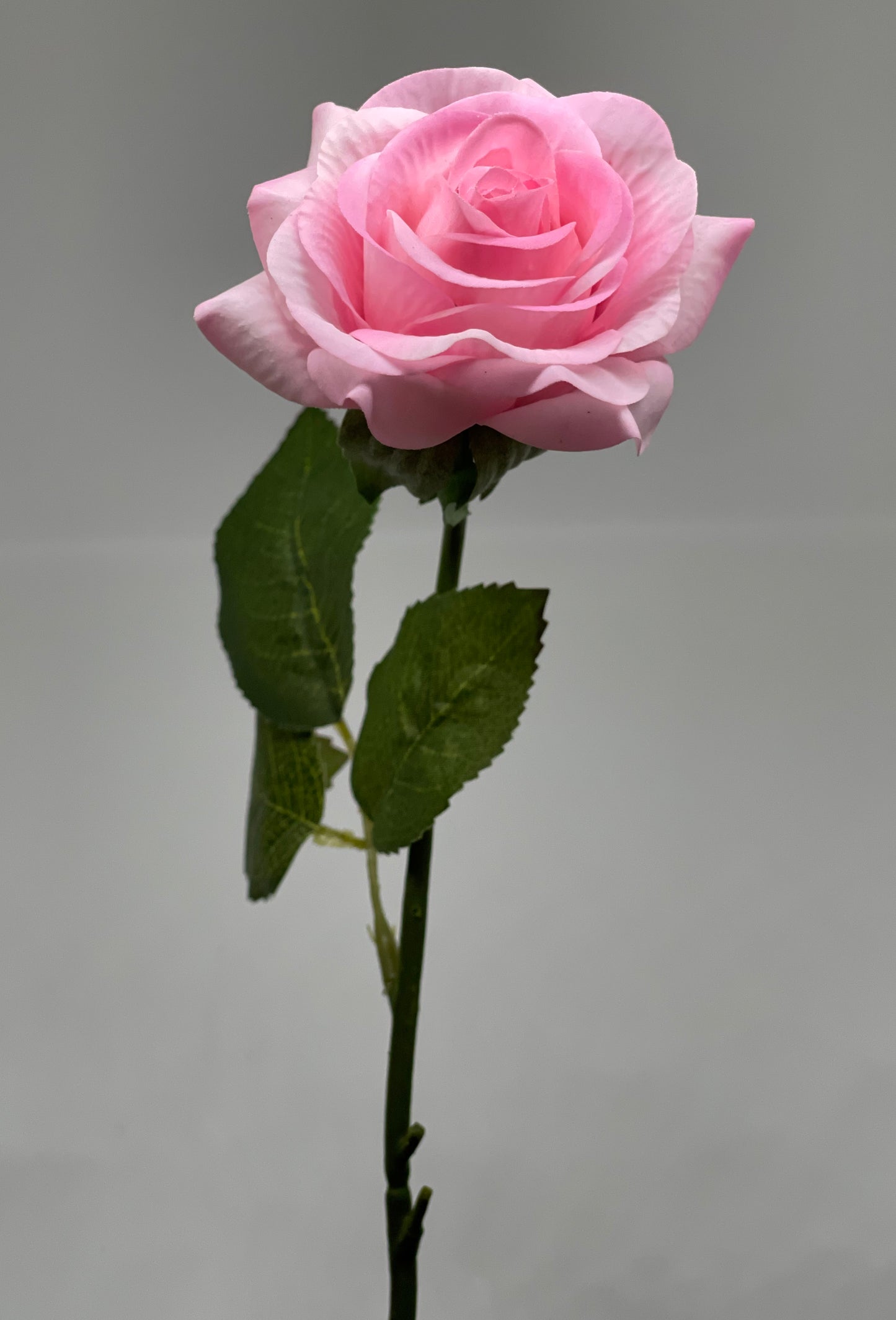 Real Touch Single Stem Small Rose Pink