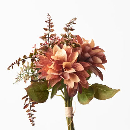 Dahlia Mix Bouquet Dusty Pink/Peach