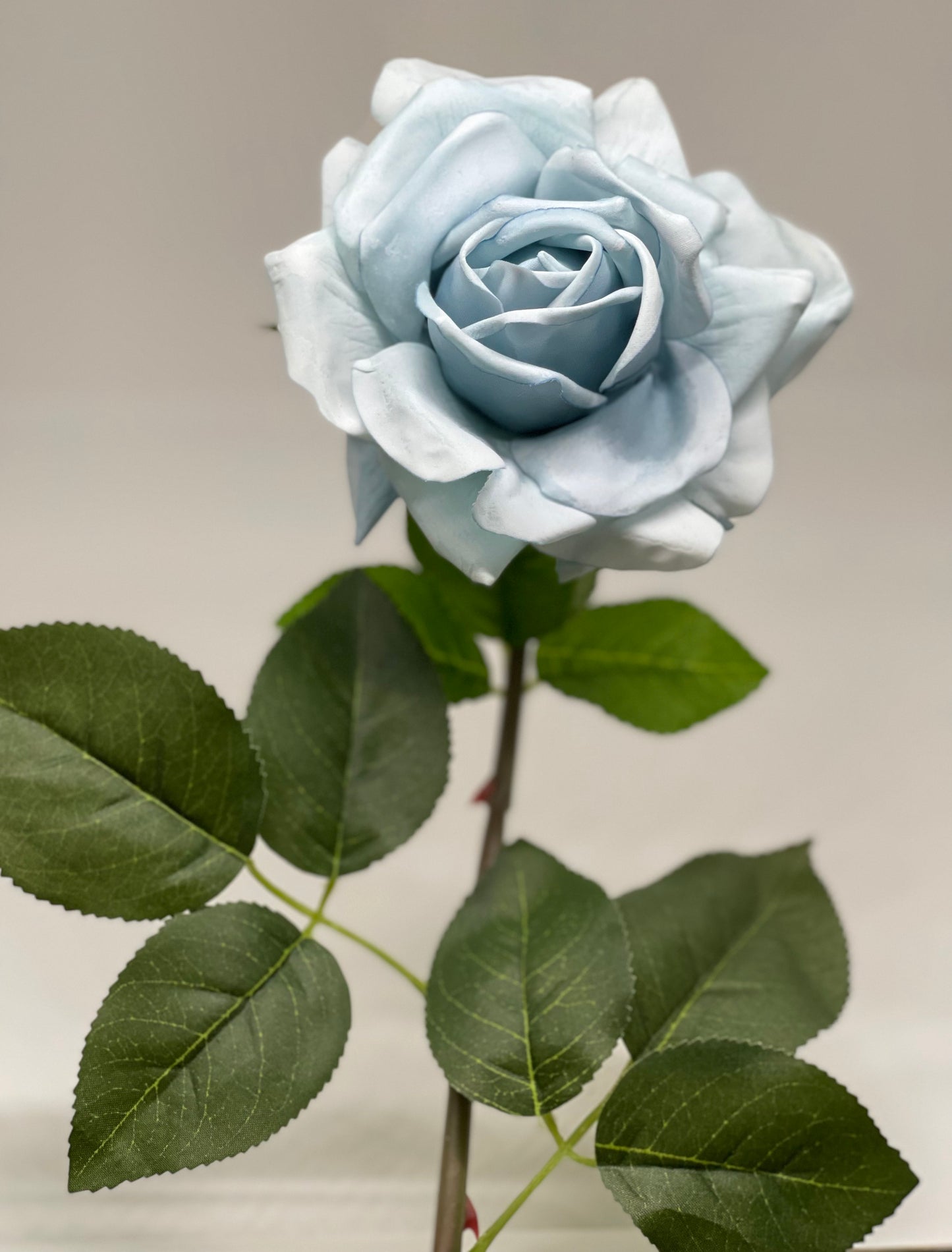 Louis Real Touch Single Stem Rose Premium Blue