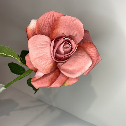 Velvet Single Stem Rose Pink