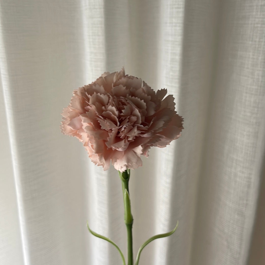 Real Touch Carnation Single Stem Dusty Pink