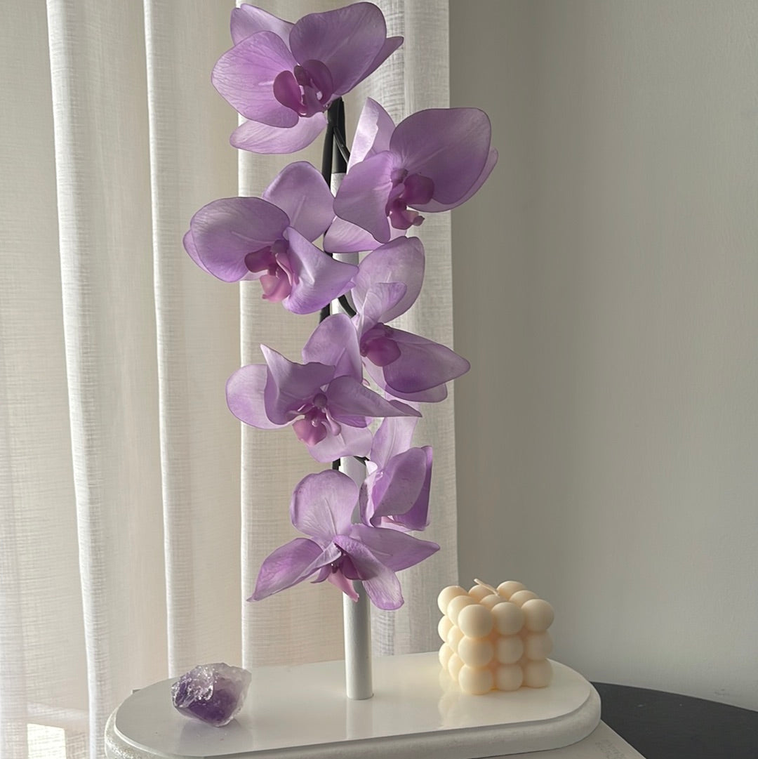 Real Touch Single Stem Orchid Lilac