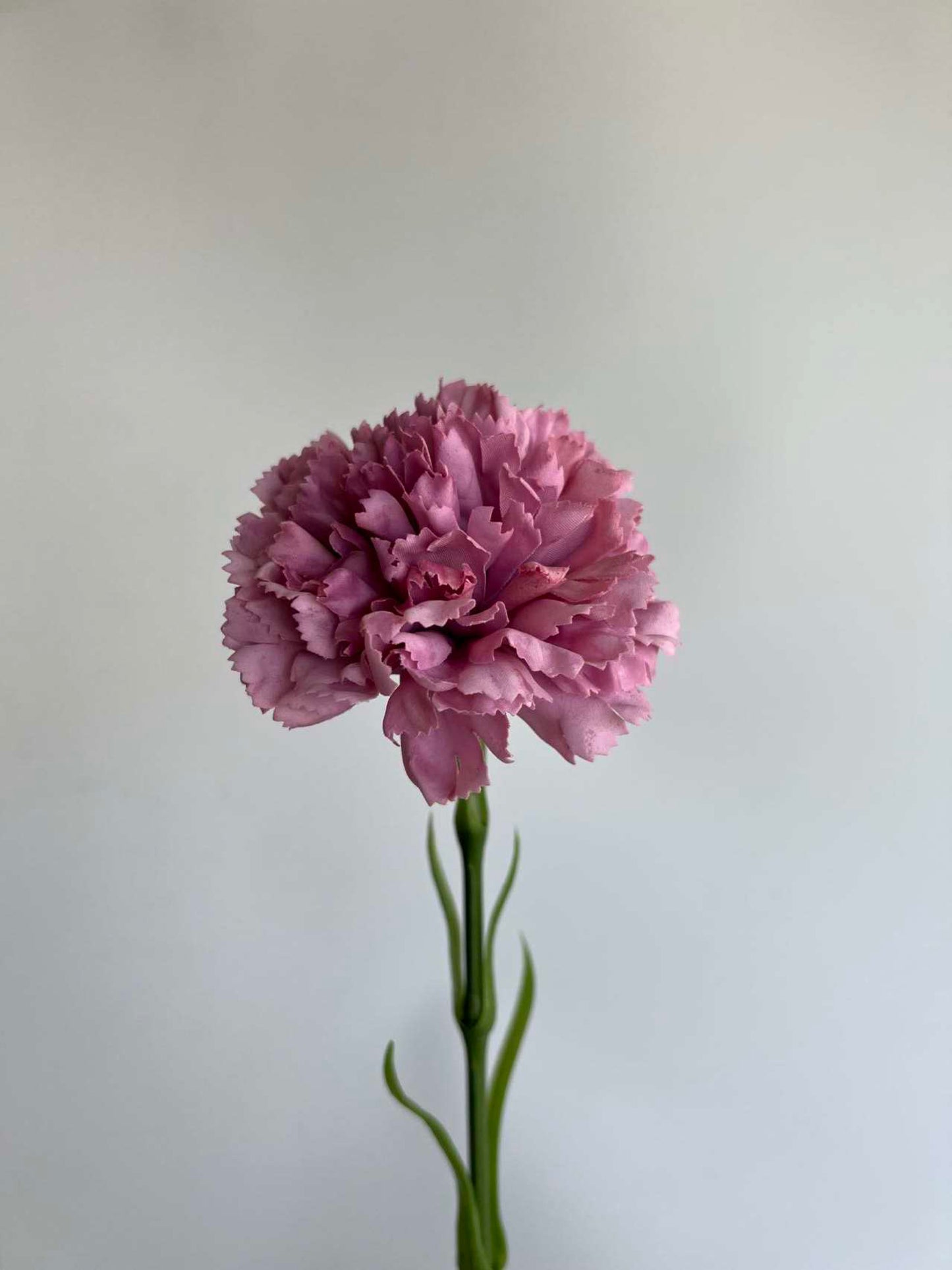 Real Touch Carnation Single Stem Dusty Mauve