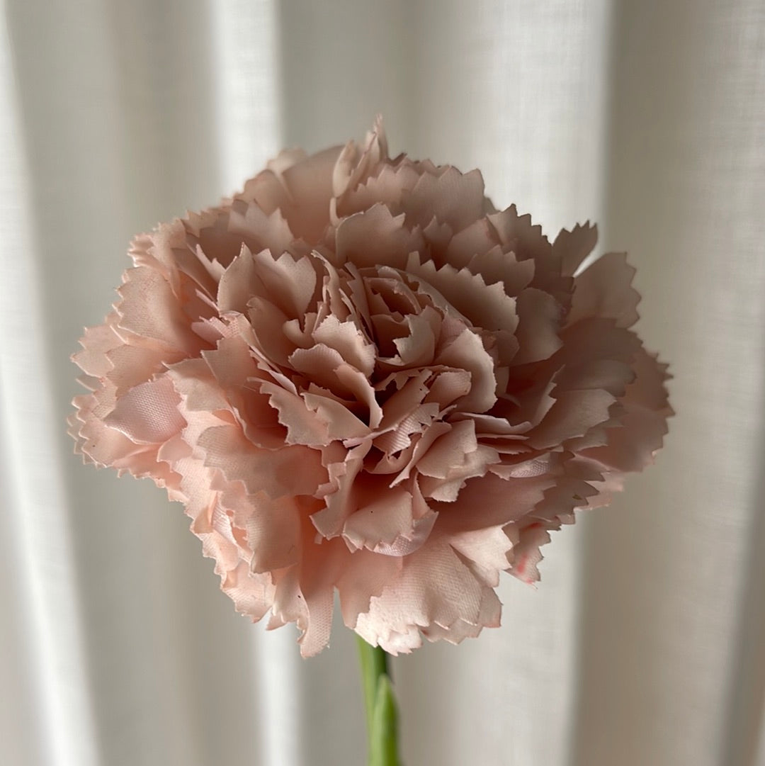 Real Touch Carnation Single Stem Dusty Pink